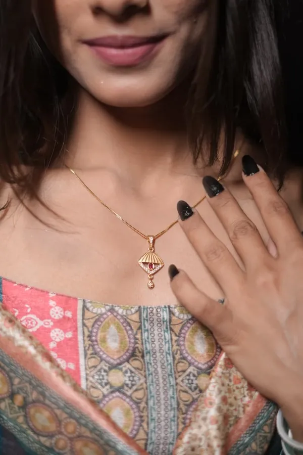 Gold_Tone_Geometric_Drop_Earrings_For_Women