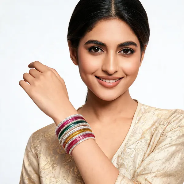 Multicolor_Embellished_Bangle_Set_For_Women