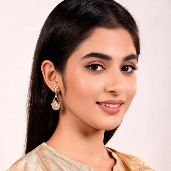 Gold_Plated_Crystal_Drop_Earrings_For_Women