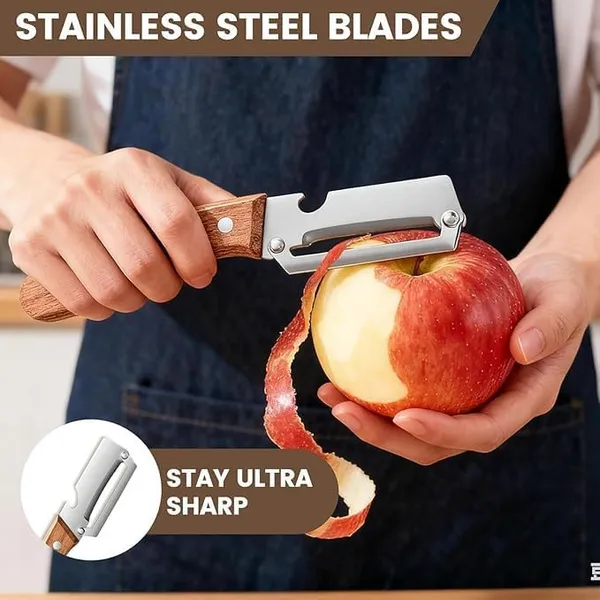 3_in_1_Vegetable_Peeler_Stainless_Steel_with_Wooden_Handle_&_Bottle_Opener_(BUY_1_GET_1_FREE)
