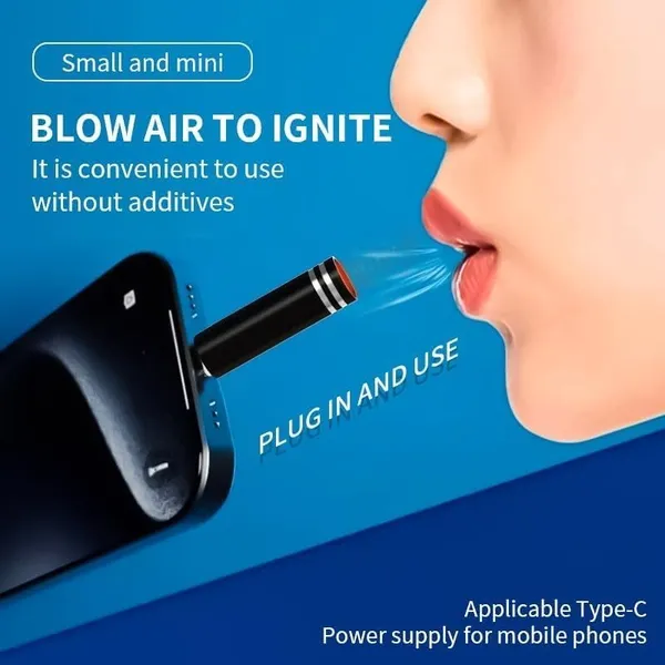 Pack_of_2_Mini_Cigarette_Lighter_for_Mobile_with_Keychain,_Type-C_USB_Rechargeable,_Portable_Blow_to_Light_Design