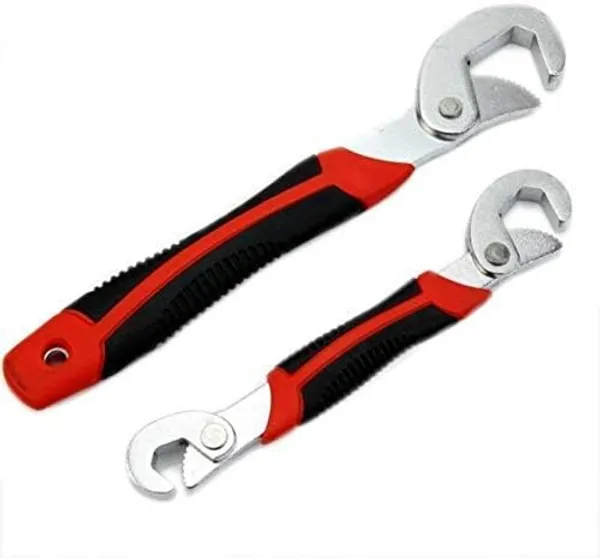 2_Pcs_All-in-One_Auto_Adjustable_Snap_N_Grip_Wrench_Spanner_Set