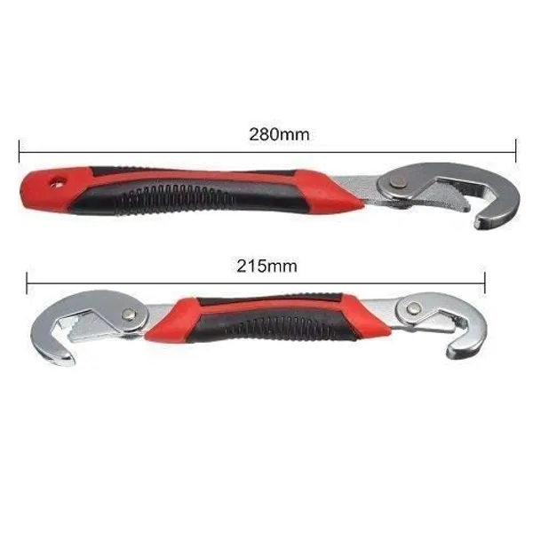 2_Pcs_All-in-One_Auto_Adjustable_Snap_N_Grip_Wrench_Spanner_Set
