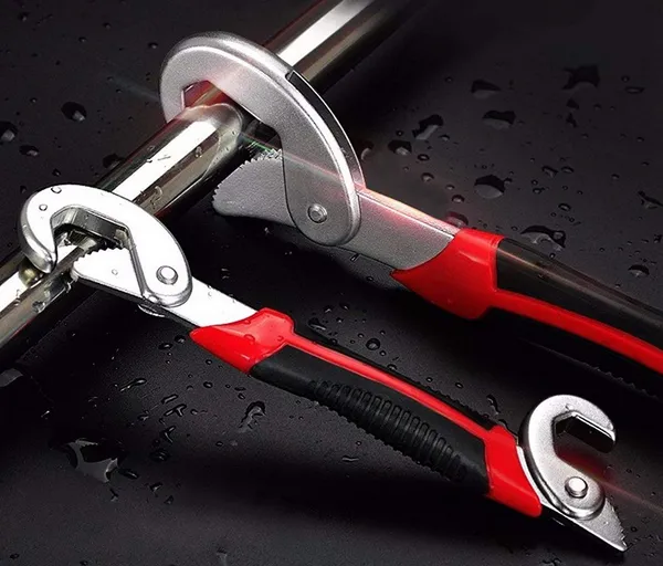2_Pcs_All-in-One_Auto_Adjustable_Snap_N_Grip_Wrench_Spanner_Set