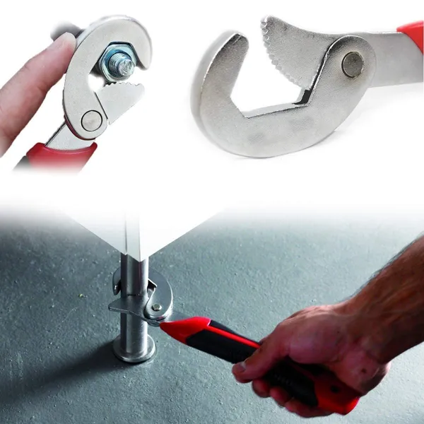 2_Pcs_All-in-One_Auto_Adjustable_Snap_N_Grip_Wrench_Spanner_Set