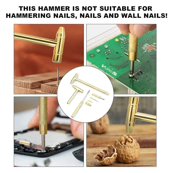 5_in_1_Portable_Screwdriver_Set_with_Mini_Metal_Hammer_Hidden_Multifunction_Pocket_Tool_Kit_with_Screwdrivers_Compact_Multitool_Mini_Hammer_for_Home_Repair_&_DIY_(Pack_of_1)