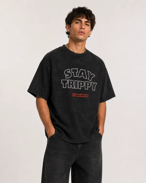 Black_Cotton_French_Terry_Oversized_Graphic_T-Shirt_For_Unisex