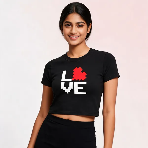 Black_Cotton_Graphic_Crop_Top_For_Women