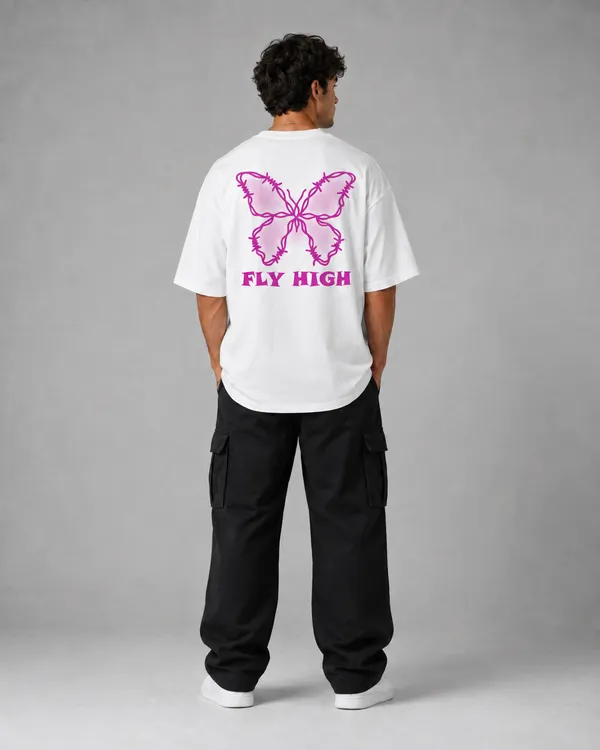 TRIPPIN_Fly_High_Oversized_T-Shirt_–_White_|_Unisex