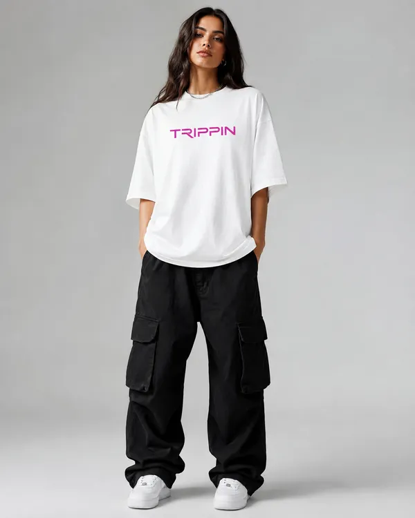 TRIPPIN_Fly_High_Oversized_T-Shirt_–_White_|_Unisex