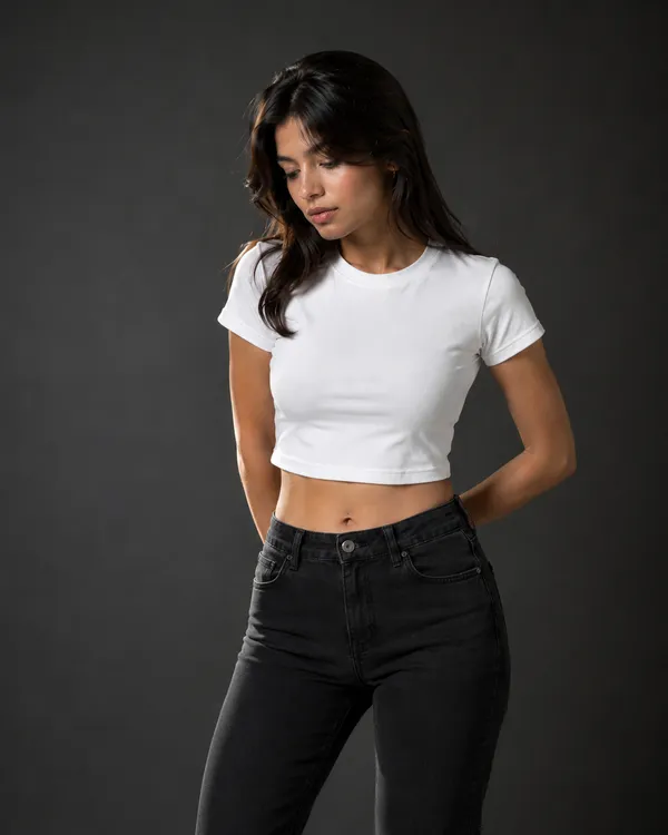 TRIPPIN_Essential_Women’s_Crop_Top_–_White