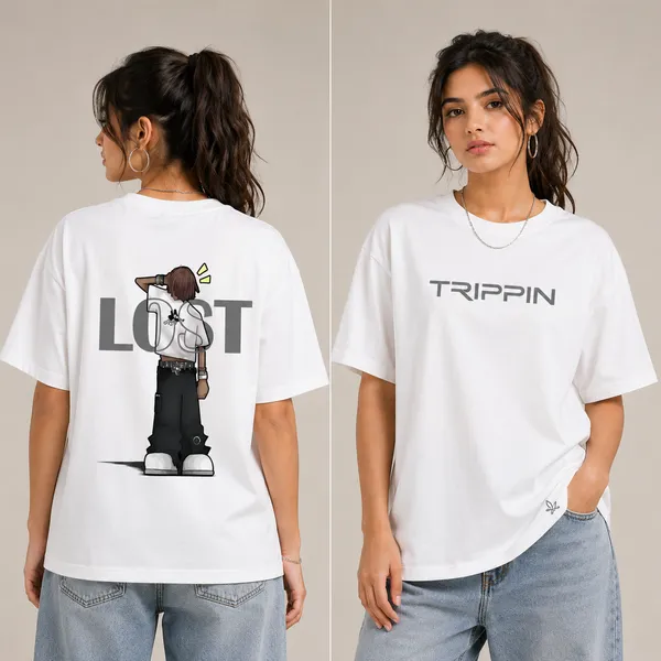 White_Cotton_French_Terry_Oversized_Graphic_T-Shirt_For_Unisex