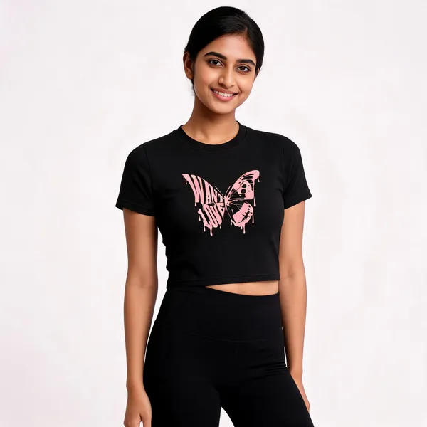 Brown_Cotton_Graphic_Crop_Top_For_Women