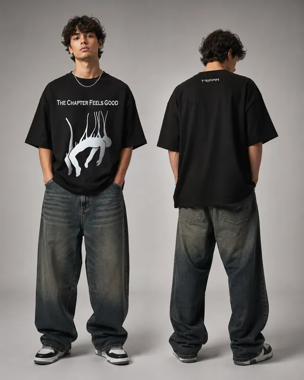 Freefall_Chapter_Oversized_T-Shirt_–_Black_|_Unisex