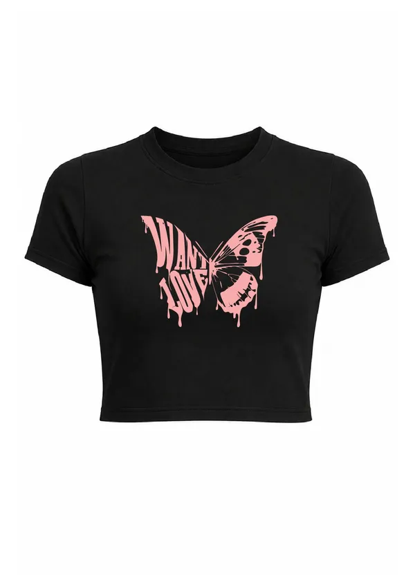 Brown_Cotton_Graphic_Crop_Top_For_Women