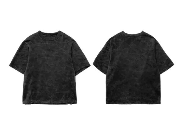 Black_Cotton_French_Terry_Acid_Wash_Oversized_T-Shirt_For_Men