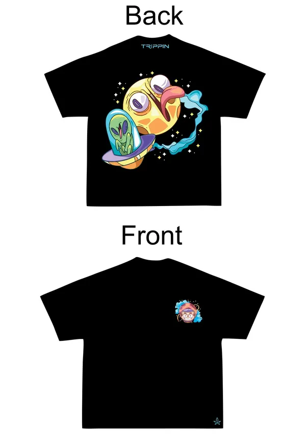 Black_Cotton_French_Terry_Graphic_Casual_T-Shirt_For_Men