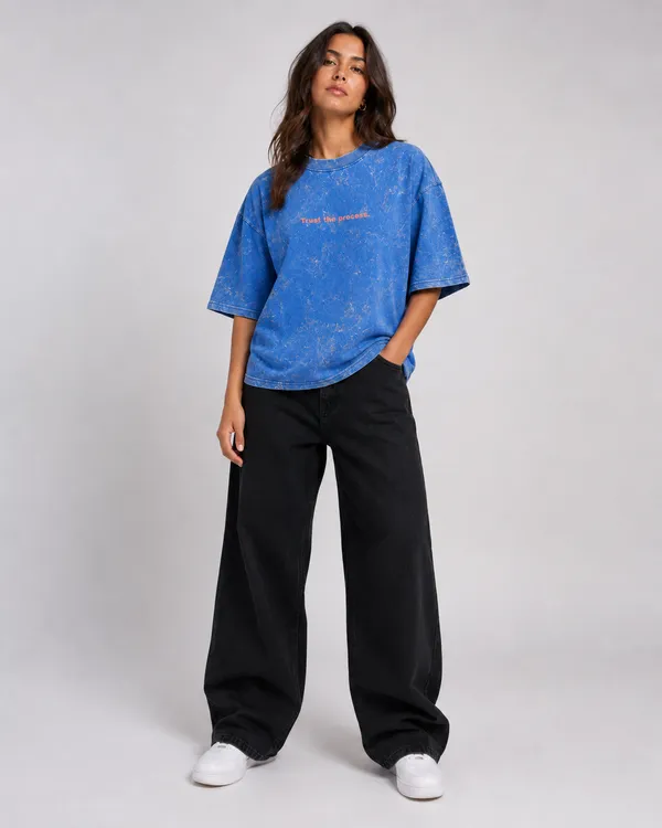Blue_Cotton_French_Terry_Unisex_Acid_Wash_Oversized_Tee_