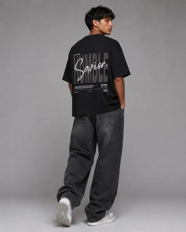 TRIPPIN_Savior_Oversized_T-Shirt_–_Black_|_Unisex