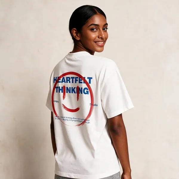 White_Cotton_French_Terry_Graphic_T-Shirt_For_Unisex