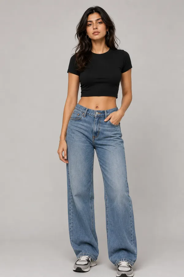 TRIPPIN_Essential_Women’s_Crop_Top_–_Black