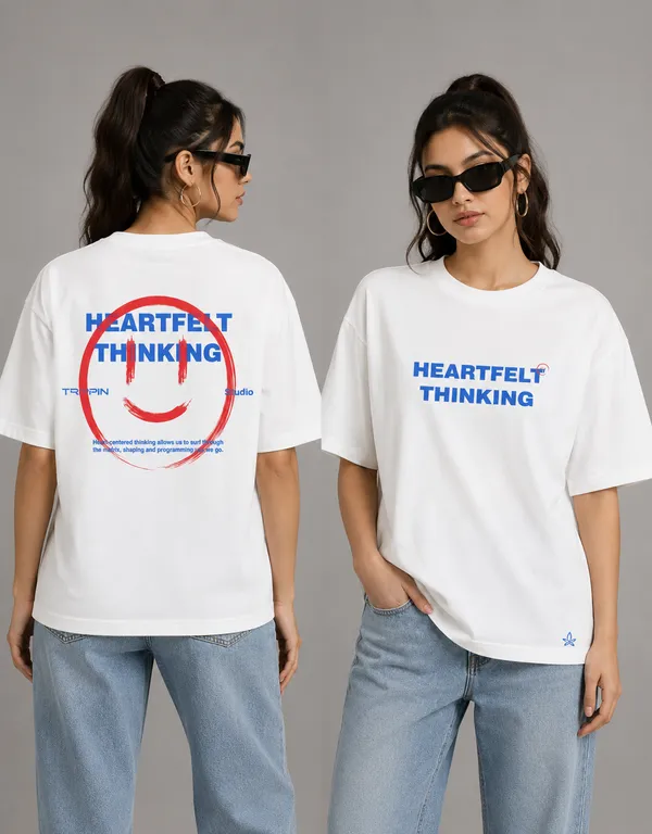 White_Cotton_French_Terry_Graphic_T-Shirt_For_Unisex