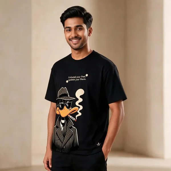 Black_Cotton_French_Terry_Graphic_Print_T-Shirt_For_Men