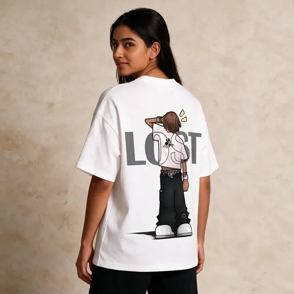 White_Cotton_French_Terry_Oversized_Graphic_T-Shirt_For_Unisex