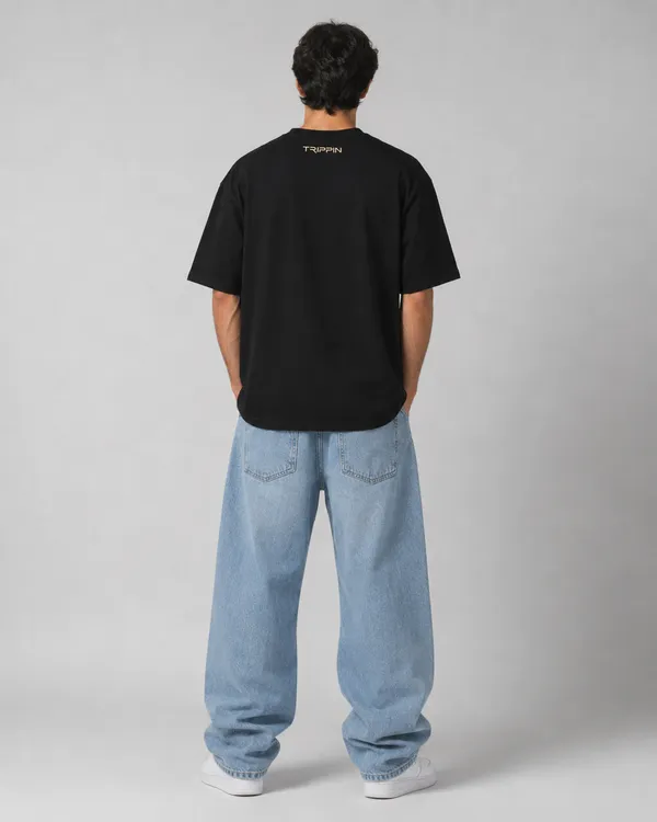 TRIPPIN_Uninstall_Your_Past_Oversized_T-Shirt_–_Black_|_Unisex