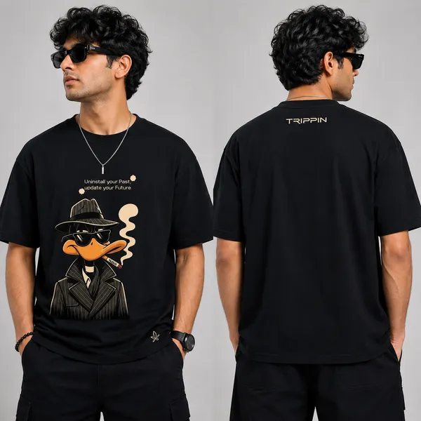 Black_Cotton_French_Terry_Graphic_Print_T-Shirt_For_Men