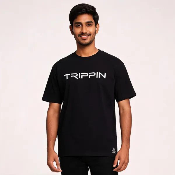 Black_Cotton_French_Terry_Graphic_Print_T-Shirt_For_Men