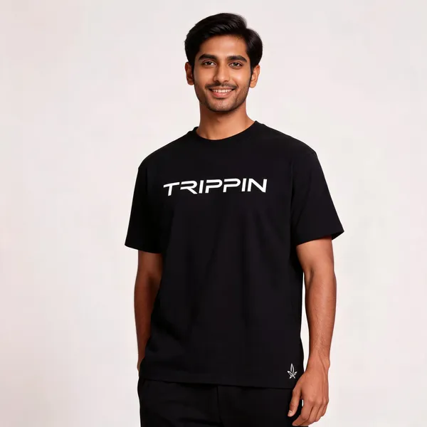 Black_Cotton_French_Terry_Graphic_Print_T-Shirt_For_Men