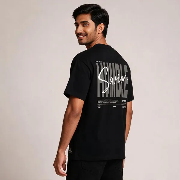Black_Cotton_French_Terry_Graphic_Print_T-Shirt_For_Men