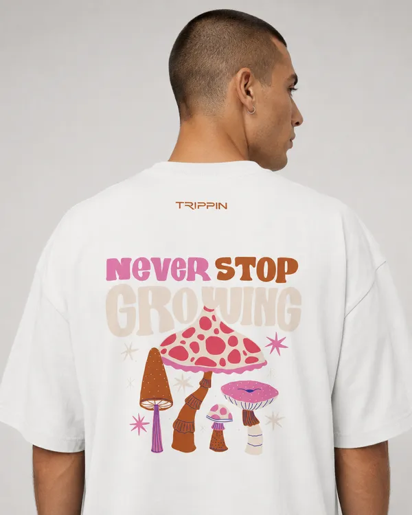 TRIPPIN_Never_Stop_Growing_Oversized_T-Shirt_–_White_|_Unisex