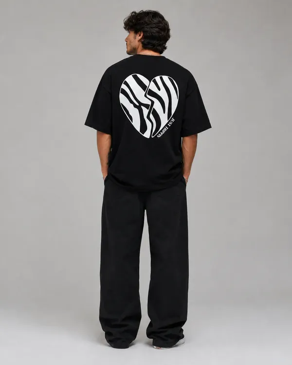 TRIPPIN_Wild_Heart_Oversized_T-Shirt_–_Black_|_Unisex