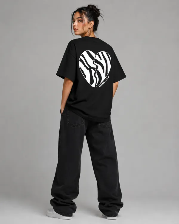TRIPPIN_Wild_Heart_Oversized_T-Shirt_–_Black_|_Unisex