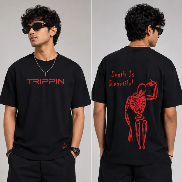 Black_Cotton_French_Terry_Regular_Fit_Graphic_T-Shirt_For_Men