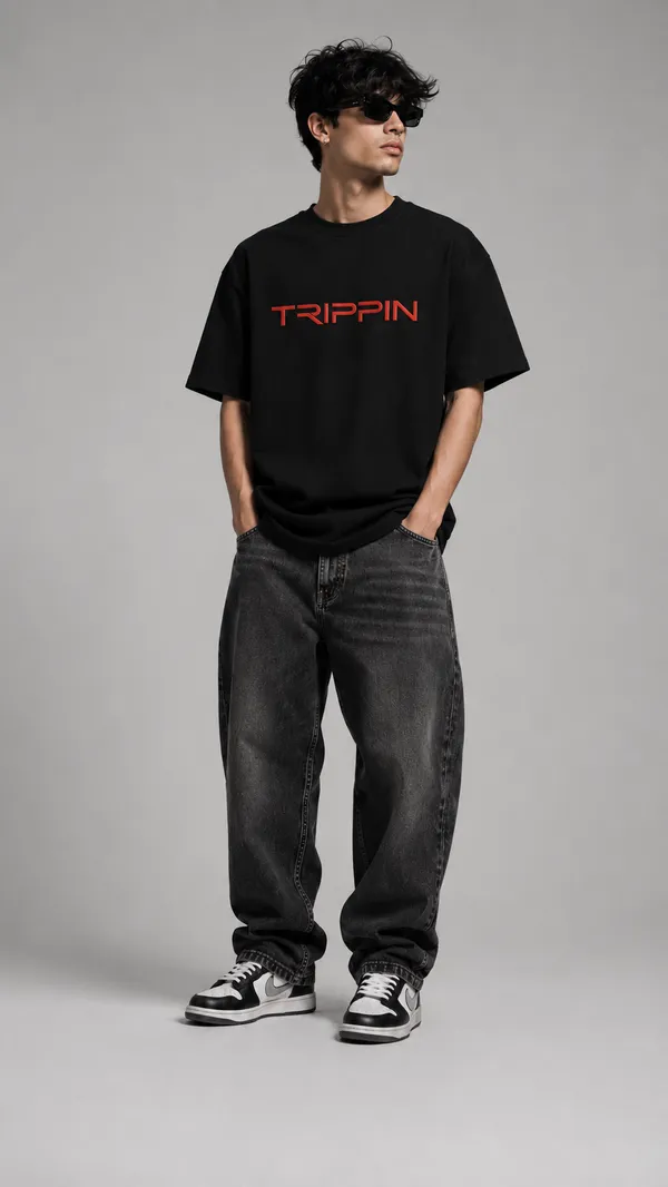 TRIPPIN_Death_Is_Beautiful_Oversized_T-Shirt_–_Black_|_Unisex