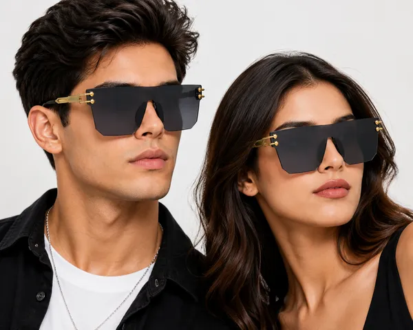 Black_Rimless_Oversized_Shield_Sunglasses_For_Unisex