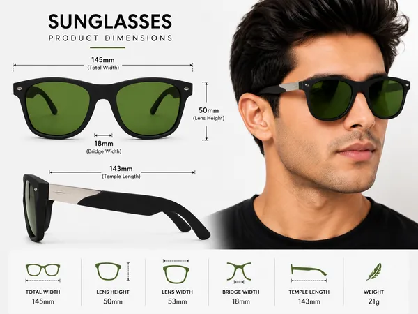 Black_Matte_Frame_Wayfarer_Sunglasses_For_Unisex