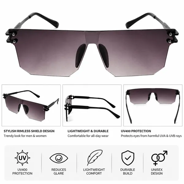 Black_Rimless_Gradient_Shield_Sunglasses_For_Men_And_Women