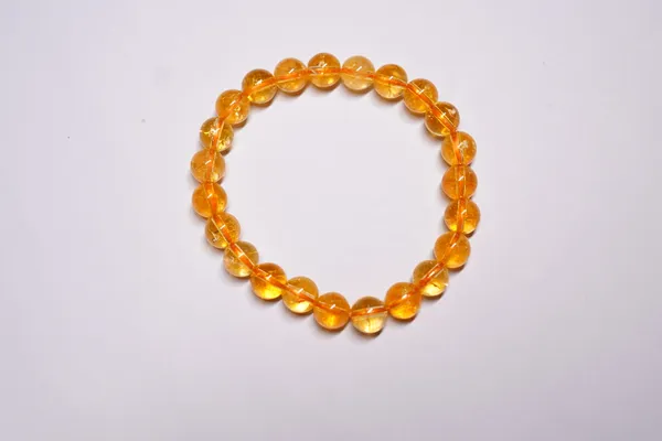 Orange_Natural_Stones_Citrine_Bracelet_For_Crystal_Enthusiasts,_Spiritual_Practitioners,_Home_Decorators