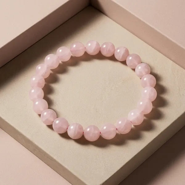 Pink_Natural_Stones_Quartz_Bracelet_For_Crystal_Enthusiasts,_Spiritual_Practitioners,_Home_Decorators