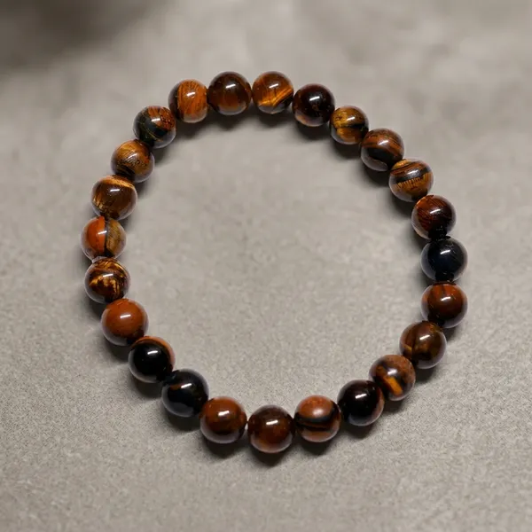 Brown_Natural_Stones_Tiger'S_Eye_Bracelet_For_Crystal_Enthusiasts,_Spiritual_Practitioners,_Home_Decorators