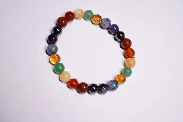 Multicolor_Natural_Stones_Chakra_Bracelet_For_Crystal_Enthusiasts,_Spiritual_Practitioners,_Home_Decorators