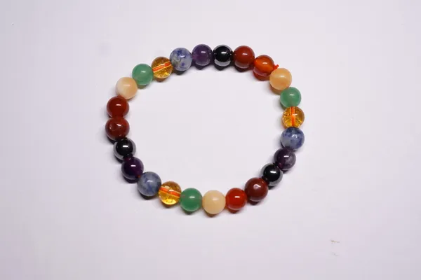 Multicolor_Natural_Stones_Chakra_Bracelet_For_Crystal_Enthusiasts,_Spiritual_Practitioners,_Home_Decorators