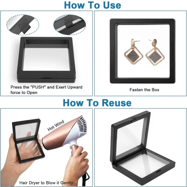 Floating_Display_Case_With_Bases,Transparent_Pe_Film_Jewelry_Storage_Box_3d_Floating_Frame_Coins_Display_Frame_For_Earrings,_Rings,_Brooch,_Military_Challenge_Coins_23x9_Cm