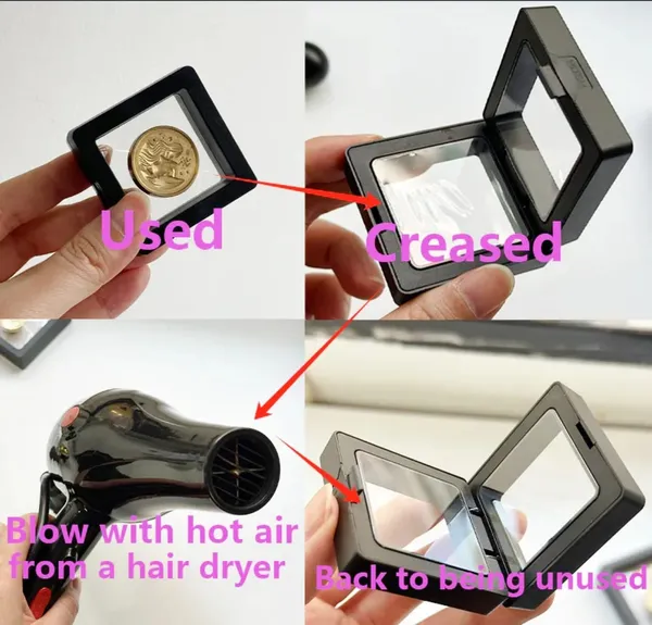 Floating_Display_Case_With_Bases,Transparent_Pe_Film_Jewelry_Storage_Box_3d_Floating_Frame_Coins_Display_Frame_For_Earrings,_Rings,_Brooch,_Military_Challenge_Coins_23x9_Cm
