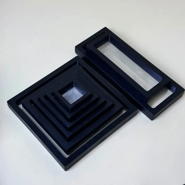 Floating_Display_Case_With_Bases,Transparent_Pe_Film_Jewelry_Storage_Box_3d_Floating_Frame_Coins_Display_Frame_For_Earrings,_Rings,_Brooch,_Military_Challenge_Coins_23x9_Cm