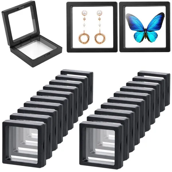 Floating_Display_Case_With_Bases,Transparent_Pe_Film_Jewelry_Storage_Box_3d_Floating_Frame_Coins_Display_Frame_For_Earrings,_Rings,_Brooch,_Military_Challenge_Coins_23x9_Cm